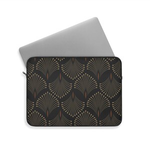 Laptop Sleeve, Art Deco Pattern, Geometric Laptop Case, Modern Tech Accessories, Stylish Computer Cover, Unique Tablet Sleeve