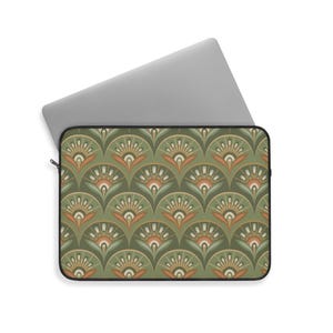 Elegant Retro Laptop Sleeve, Vintage Style, Art Deco Protection for Laptops, Perfect Gift for Students & Professionals, Laptop Accessory