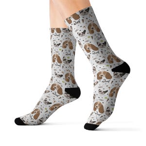 Custom Dog Lovers Socks | Fun Animal Pattern, Gift for Pet Owners, Unique Dog Socks for Birthdays, Holidays, And More