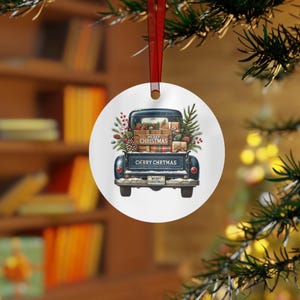 Vintage Christmas Metal Ornaments | Holiday Decor | Merry Christmas | Tree Ornaments | Gift for Him/Her, Festive Home Accent