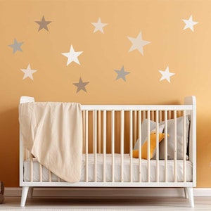 Star Stencils - Reusable stencils for wall art, home décor, painting, Nursery Walls, Fabrics, furniture. Various size options are available.