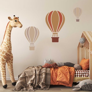 Hot Air Balloon Painting Stencil: Nursery & Kids Decor
