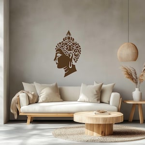 Reusable Buddha Stencil. Home Decor Painting Stencil, For Walls, Paper, Fabric, Furniture. Various Sizes Available.