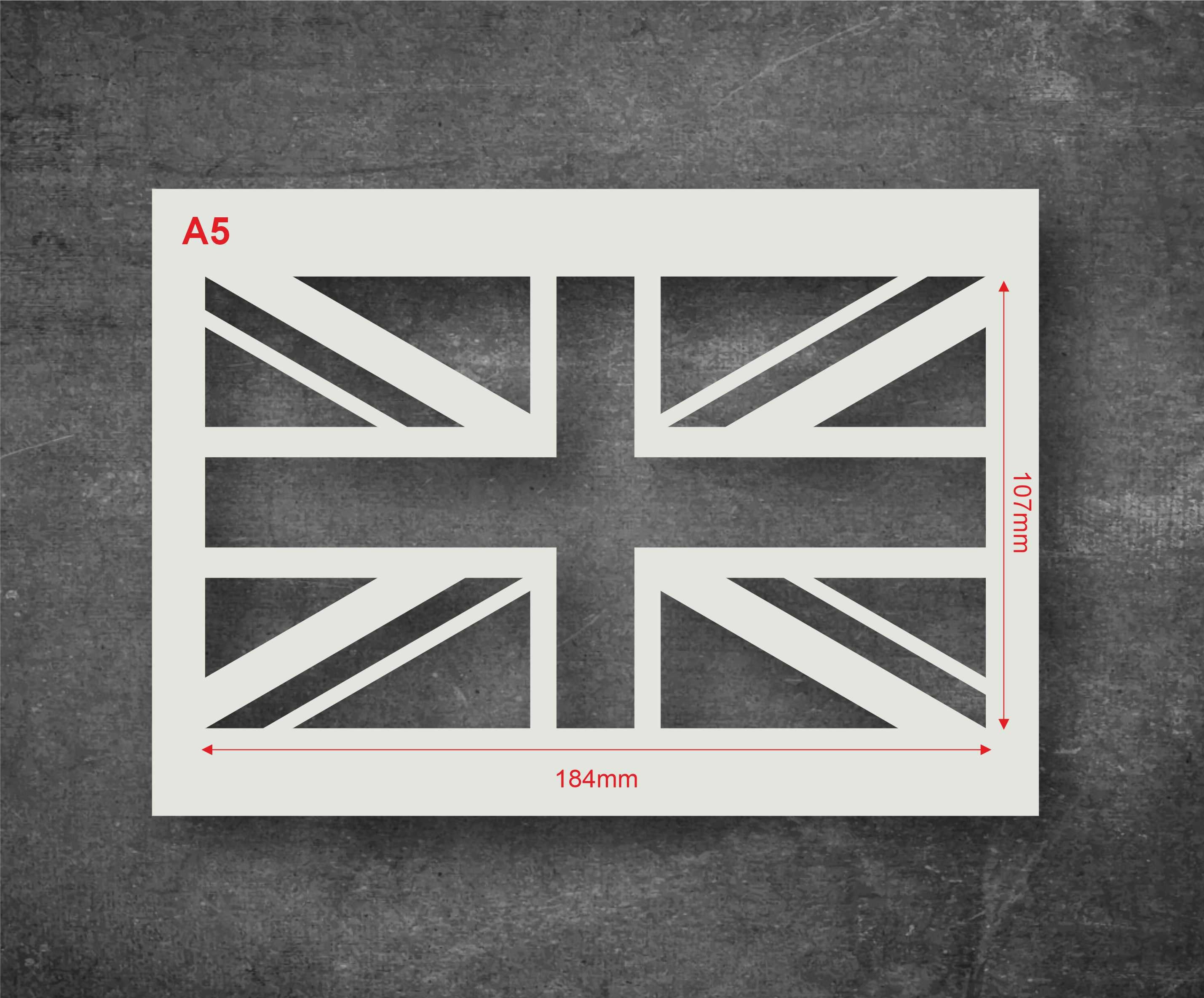 Union Jack Stencil, British Flag Stencil, Home Decor, Arts and Crafts ...