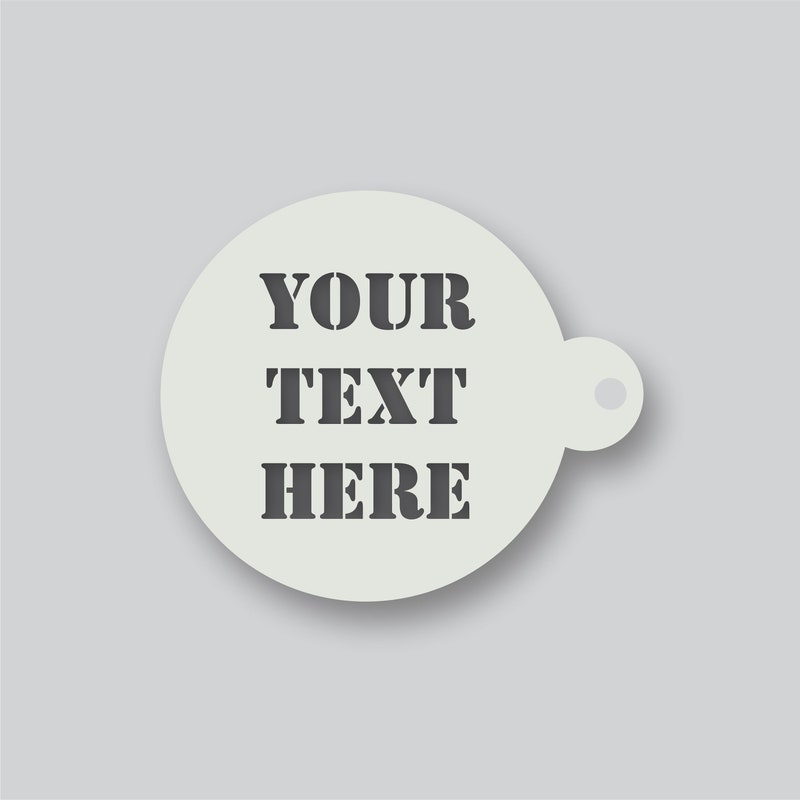 Cappuccino Art Stencil - Etsy UK