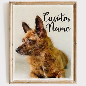 Custom Dog Remembrance Gifts for Mothers Day Gift Pet Gift for Him Painting from Photo Pet painting Custom Dog Painting Portrait Wall Art
