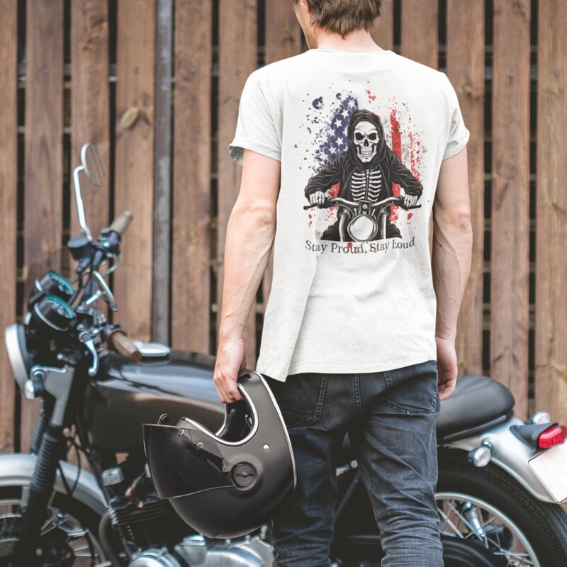 Personalized Biker Double-Sided Printed Long Sleeve T-Shirt - Gift Idea For Bikers - Biker For Life main image 0