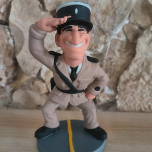 Pop caricature of Louis de Funes