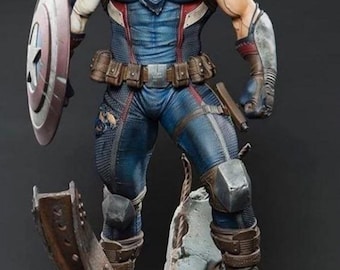 Captain America figurine