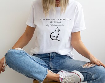 Funny cat shirt, cat shirt, cat, animal lover, approval, funny shirt, kitten, kitten shirt, minimalist shirt, gift, cat lover