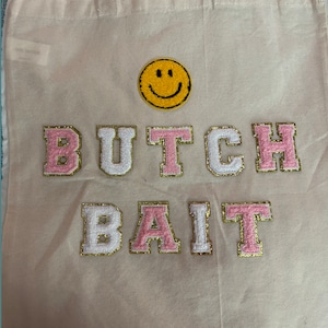 Femme Bait Chenille Canvas Tote Bag MADE TO ORDER