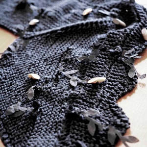 Long Black Shawl