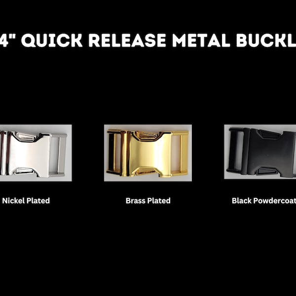 3/4 Metal Side Release Buckle Etsy