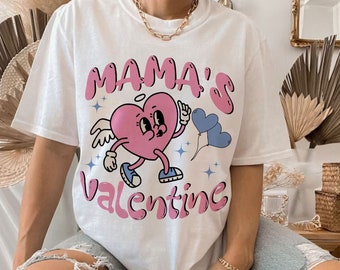 Mama's Valentine Svg, Groovy Valentine Svg, Kids Valentine Svg, Mini Valentine Svg, Mama Valentine, Retro Valentine Png, Valentine Shirt Svg