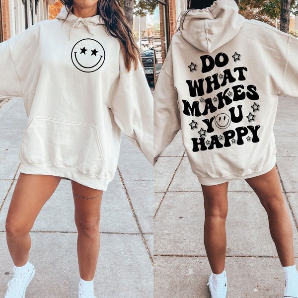 Do what makes you happy svg, Wavy text letters, Vintage shirt, Popular sayings, Trendy svg, EPS PNG Cricut Instant Download