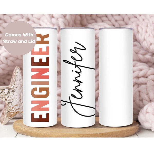 Personalized Engineer Tumbler, Custom Engineer Tumbler Cup, Engineer Gift, Engineering Graduate Gift, Engineer Graduation Gift, Engineer Mug