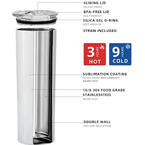 Extra Deckel für 20 oz Skinny Tumbler