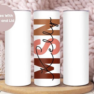 Personalized MSN Nurse Tumbler, Custom MSN Grad Tumbler Cup, MSN Nurse Gift,Nurse Appreciation Gift, Master of Science in Nursing Tumbler