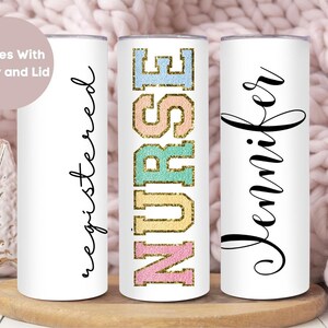 Personalized Registered Nurse Tumbler,Custom RN Nurse Tumbler Cup, Registered Nurse Gift,Nurse Appreciation Gift,Registered Nurse Travel Cup