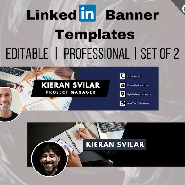 Project Manager Linkedin Banner - Etsy