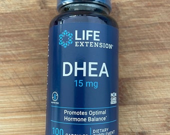 DHEA anti-âge 15 mg 100 gélules par Life Extension