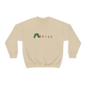 Very Hungry Caterpillar Vintage Style Unisex Heavy Blend Crewneck Sweatshirt