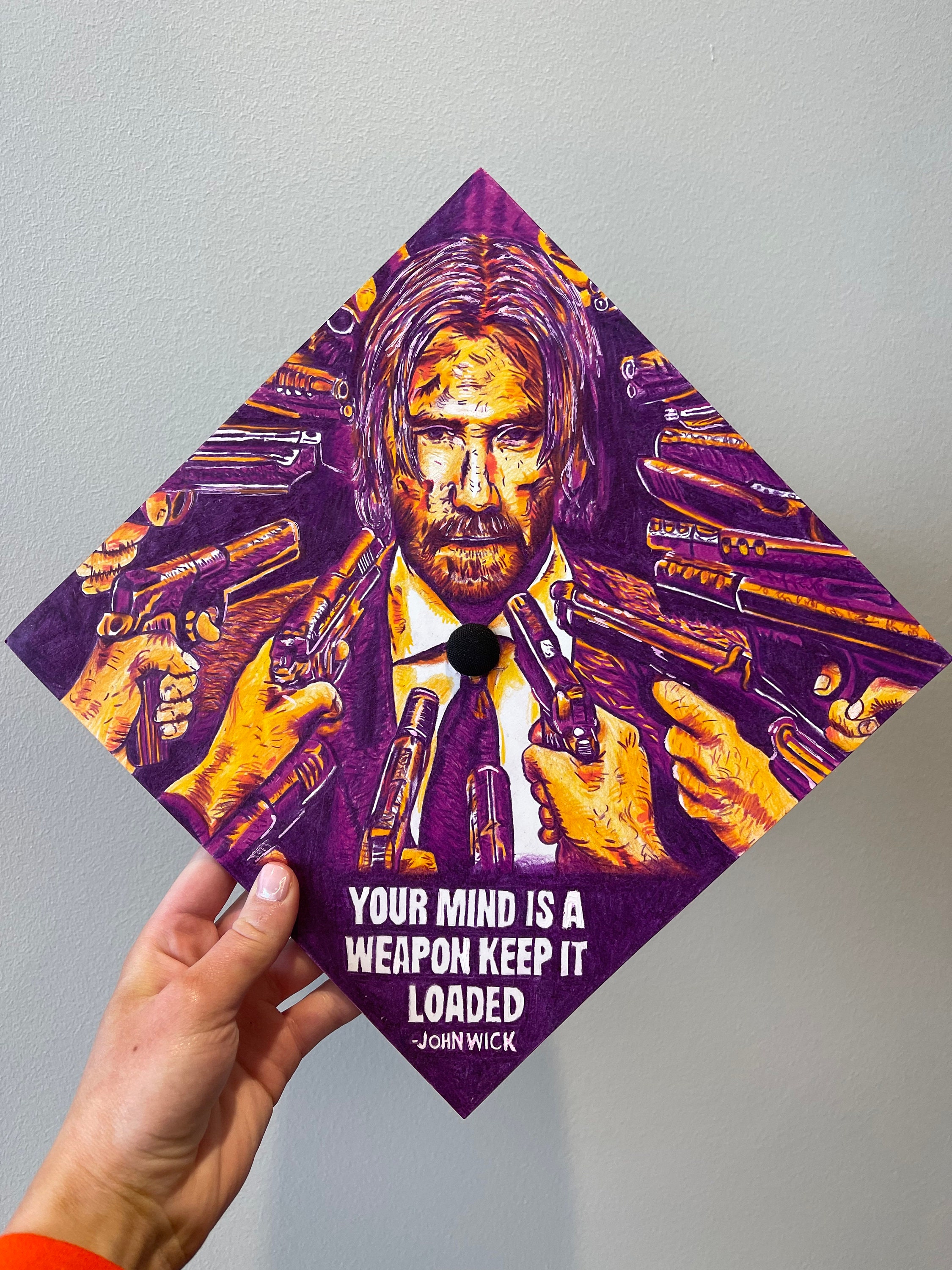 Custom Grad Cap Painted Graduation Cap Graduation Gift Etsy