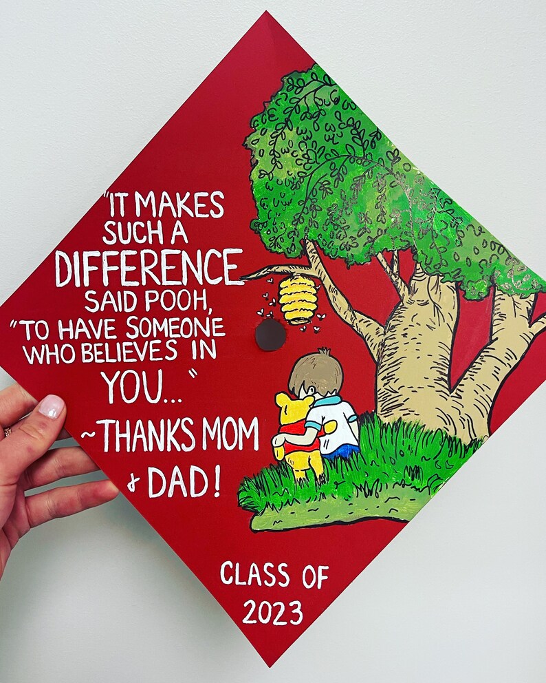 Custom Grad Cap Painted Graduation Cap Graduation Gift Etsy