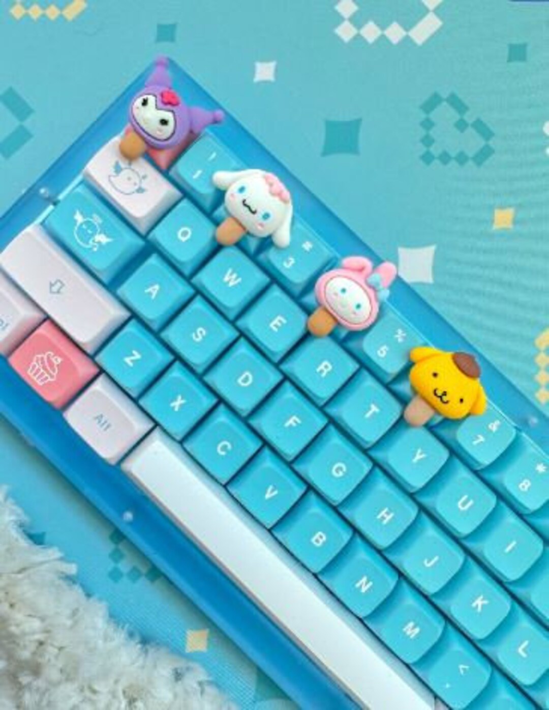 Sanrio Keycaps/ Kawaii Keycaps for Keyboard/ Keycap Set/ Gifts/ Gamer