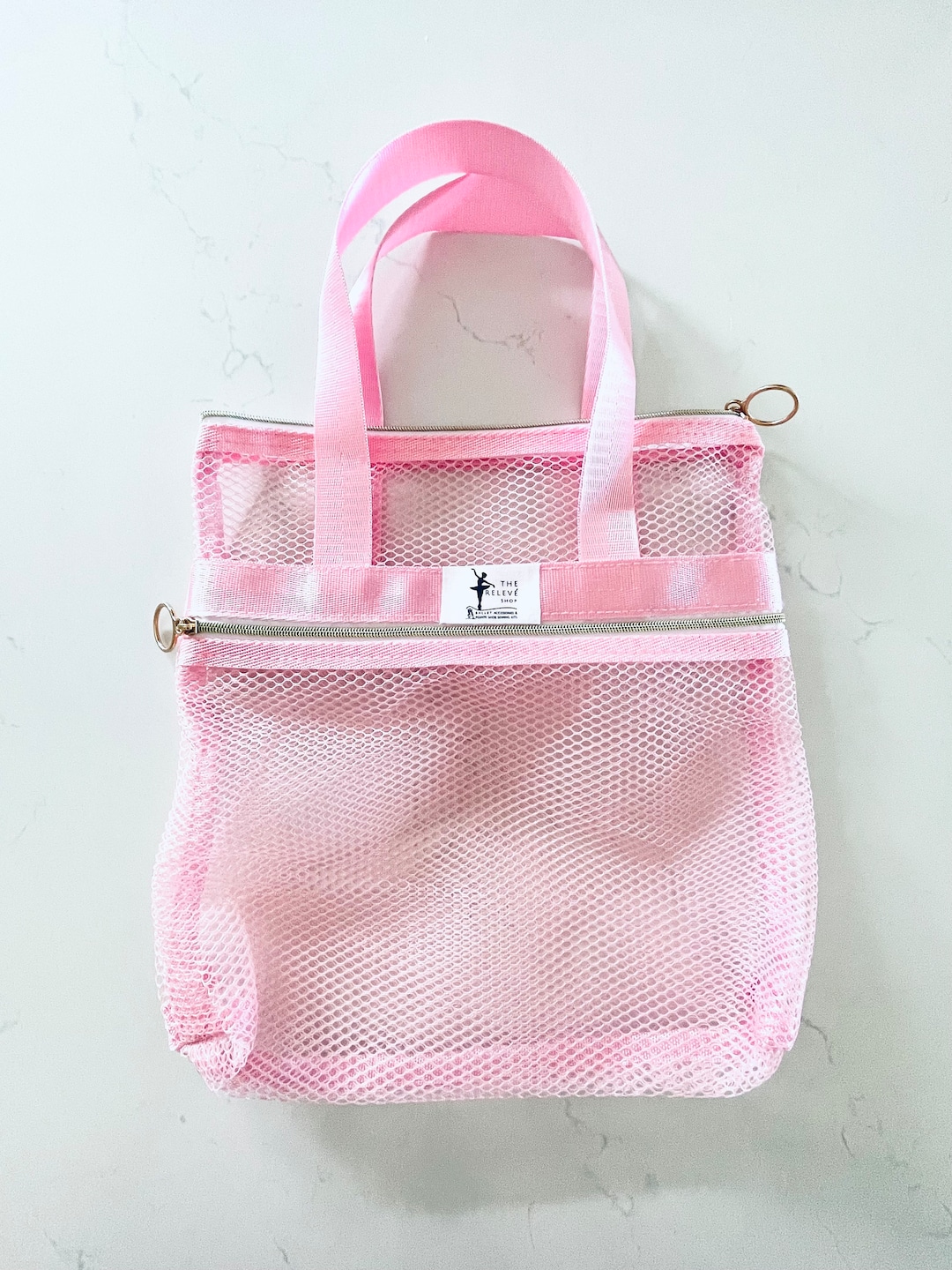 Ballet Pointe Shoe Bag mesh Etsy