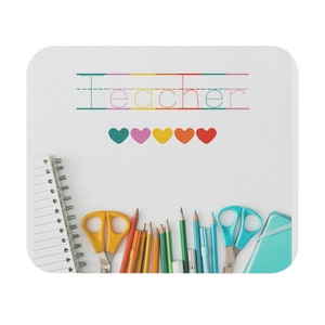 Tapis de souris de professeur, tapis de souris mignon, cadeau pour le professeur, tapis de souris de professeur, tapis de souris d'ordinateur pour le professeur, cadeau d'appréciation de professeur