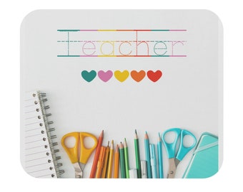 Lehrer Mauspad, niedliches Mauspad, Geschenk für Lehrer, Lehrer Mauspad, Computer Mauspad für Lehrer, Lehrer Wertschätzung Geschenk