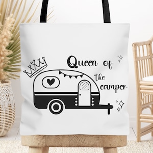 Tote Bag For Travel Lover, Tote Bag For Camping, Camping Travel Bag Gift, Camping Tote Bag, Camping Bag For RV Lover, RV Decor, Camper Decor