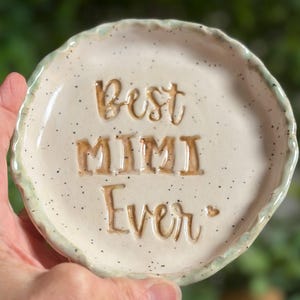 Best Mimi Ever Pottery Spoon Rest