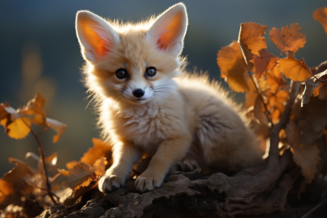 Enchanting Fennec Fox Portrait : Generative AI Art - Etsy