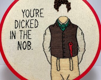 Thomas Thorne (BBC Ghosts) - Handmade Embroidery