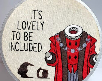 Sir Humphrey Bone (BBC Ghosts) - Handmade Embroidery
