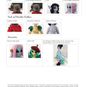 Harpy Chicks! - Fairy Amigurumi Crochet Pattern Greek Mythology PDF image 12