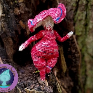 Thicc Mushroom Lady Amigurumi Crochet Pattern Fantasy Fairy PDF Download image 6