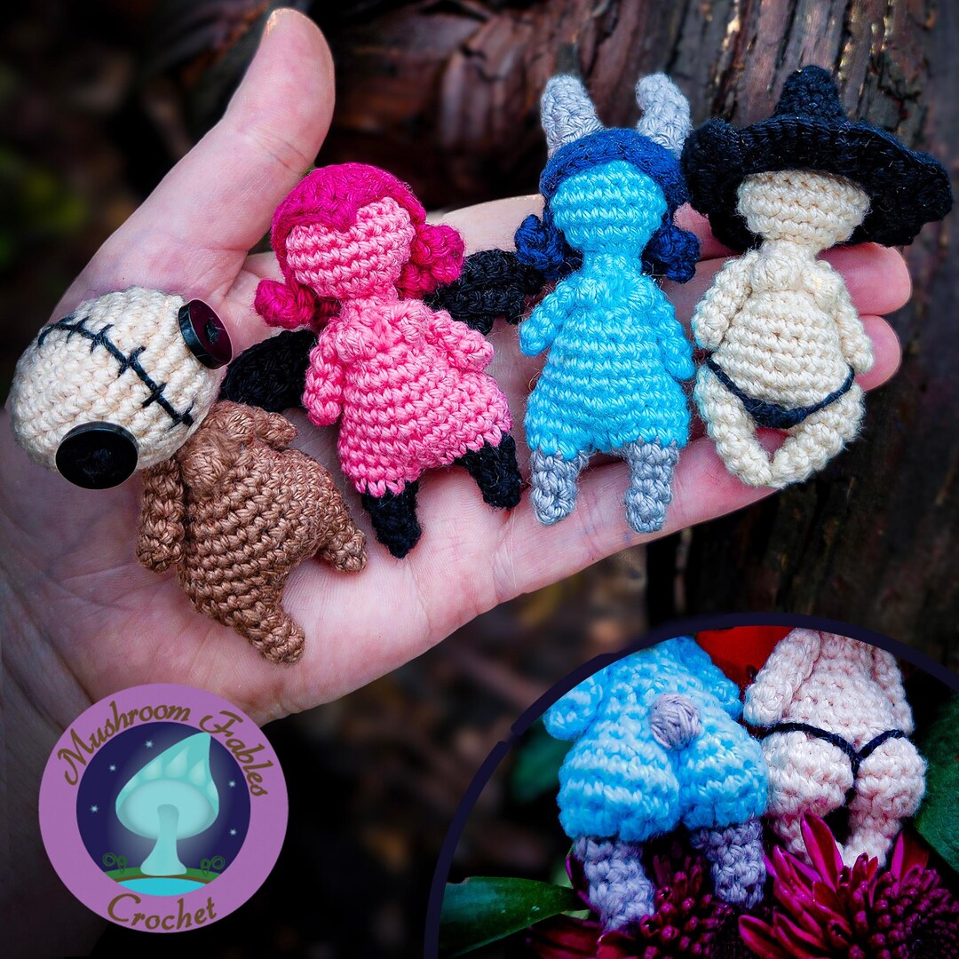 Chibi Thicc - the Haunts Fidget Amigurumi Crochet Pattern Fantasy Fairy ...