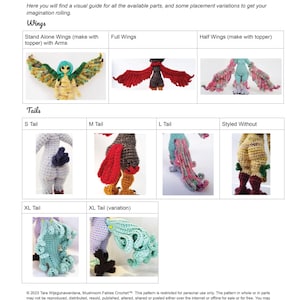 Harpy Chicks! - Fairy Amigurumi Crochet Pattern Greek Mythology PDF image 10