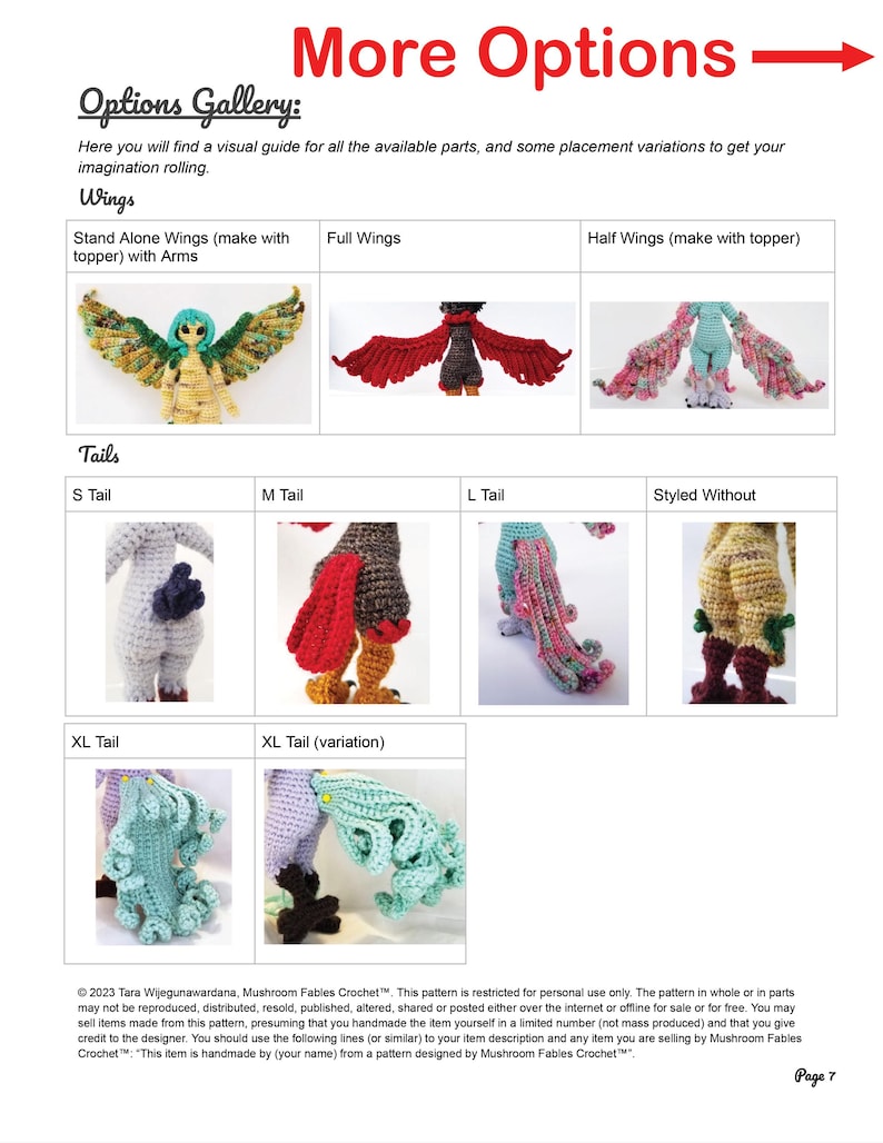 Harpy Chicks! - Fairy Amigurumi Crochet Pattern Greek Mythology PDF image 10