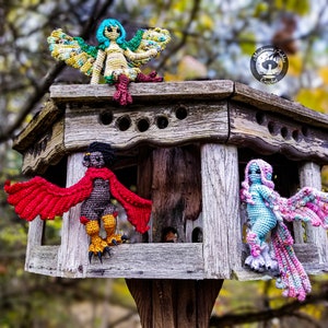 Amigurumi creature of myth and legend. Crochet doll pattern with detailed shaping. Forest vibe.