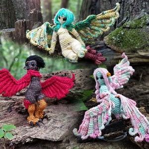Harpy Chicks! - Amigurumi Crochet Pattern Fantasy Fairy PDF