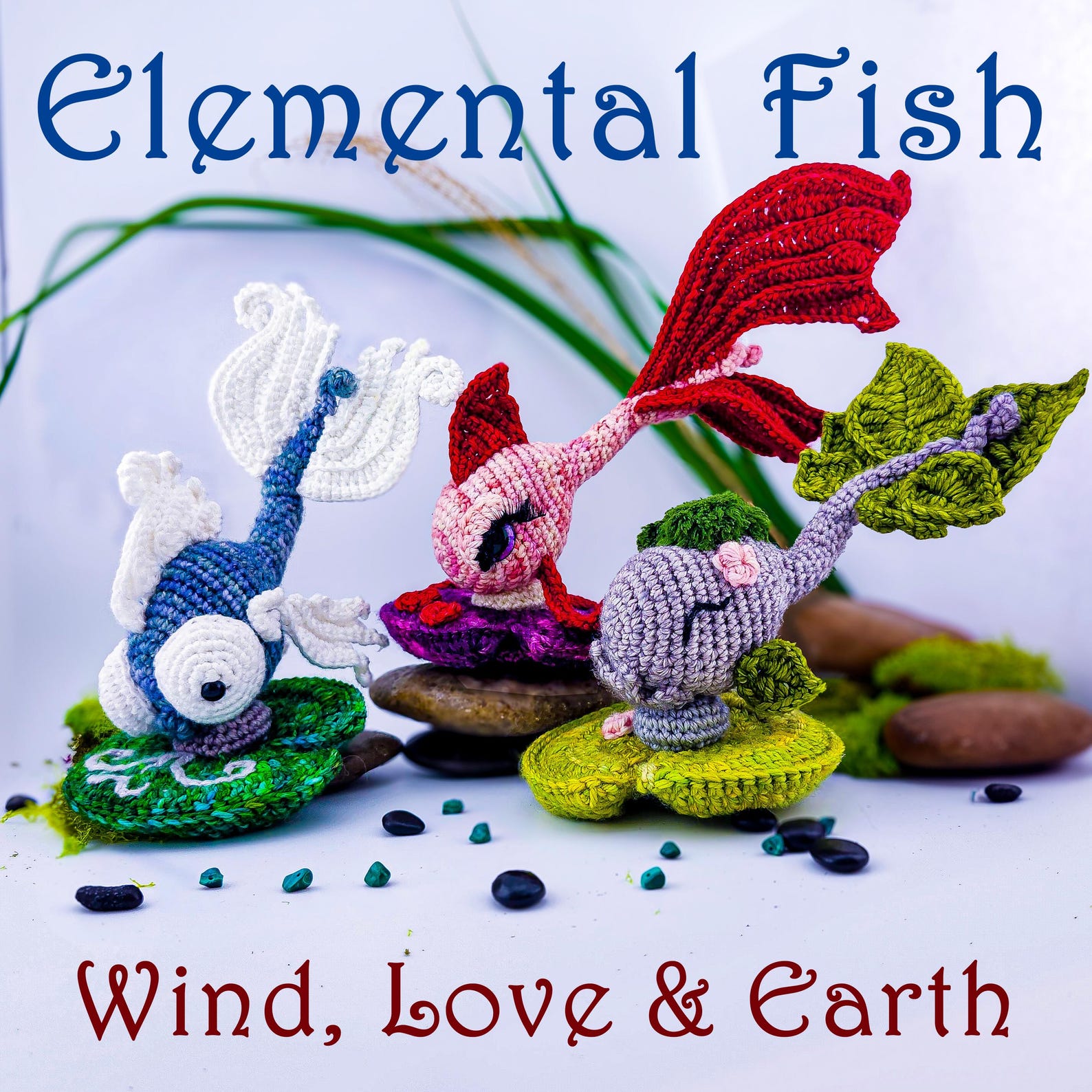 Elemental Fish - Crochet Amigurumi Fish Pattern - Etsy