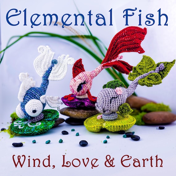 Elemental Fish - Crochet Amigurumi Fish Pattern