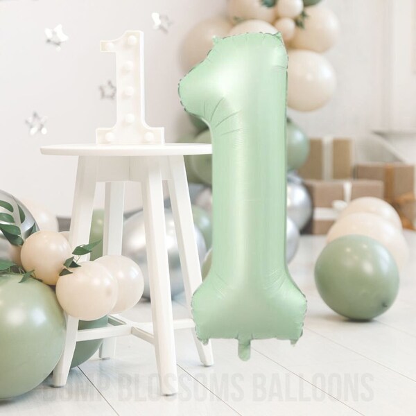 Sage Balloon Garland Etsy