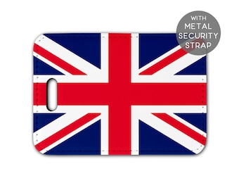 Union Jack Flag Luggage Tag - Bag Tag - Travel Gift  - Northern Ireland - Scotland - Wales - England Flag Gifts - LT025
