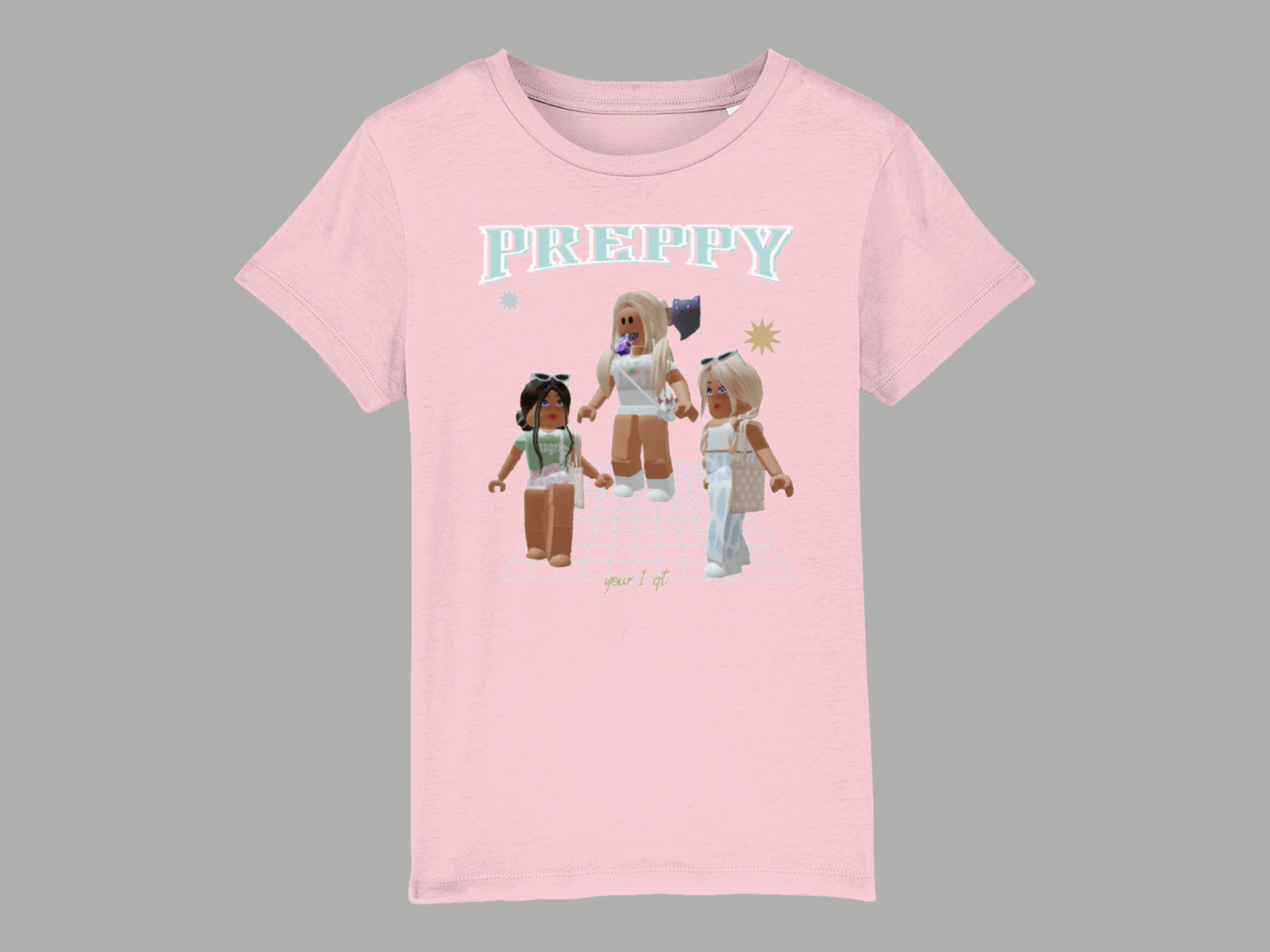Roblox Pink Preppy Girl Essential T-Shirt for Sale by MaryAnd1