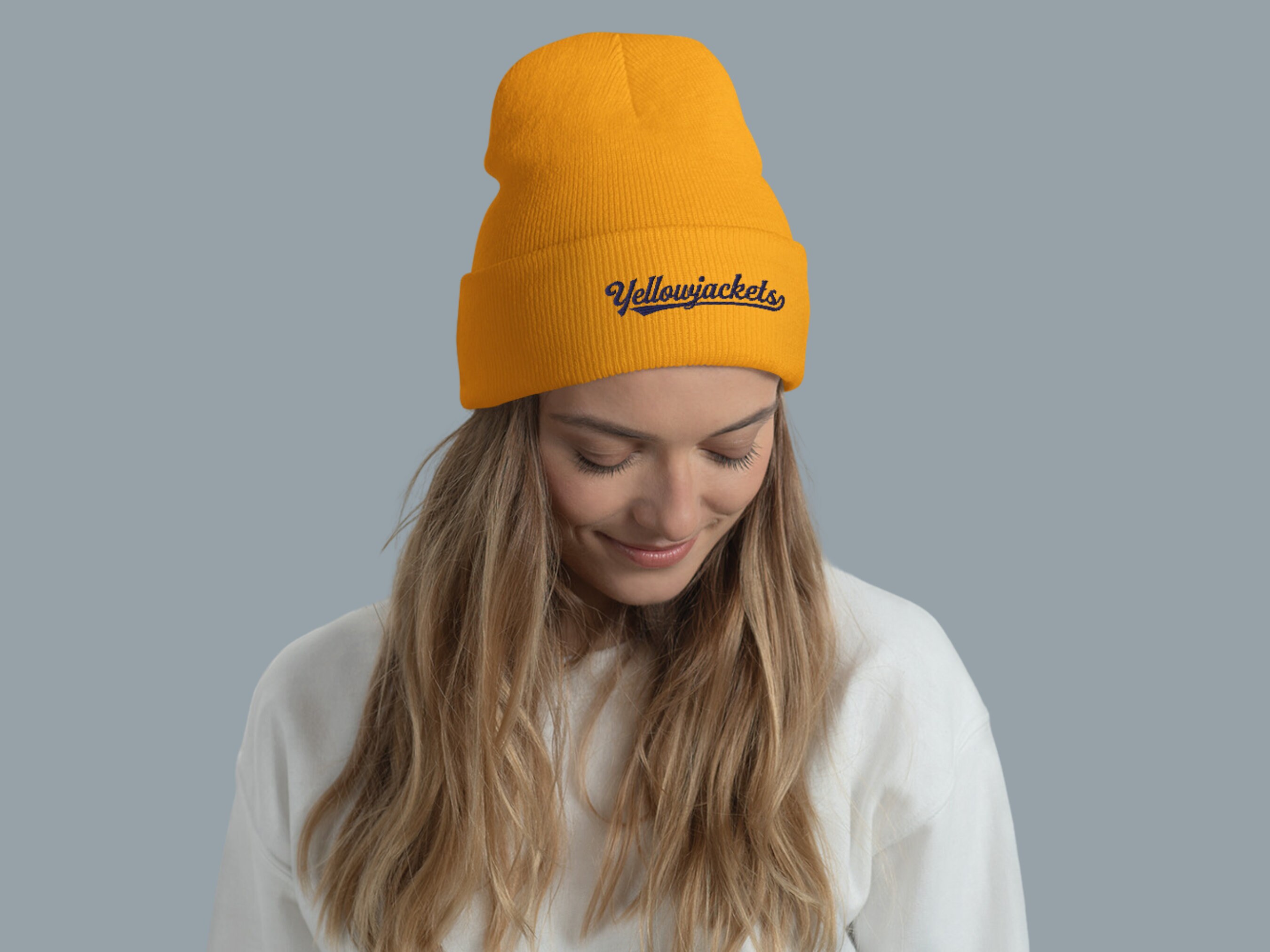 Yellowjackets Embroidered Cuffed Beanie - Embrace the